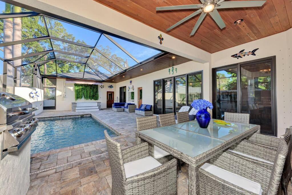 Courtyard Home With Pool, Spa & Sauna Close To Beach & City Center Sarasota Exterior foto