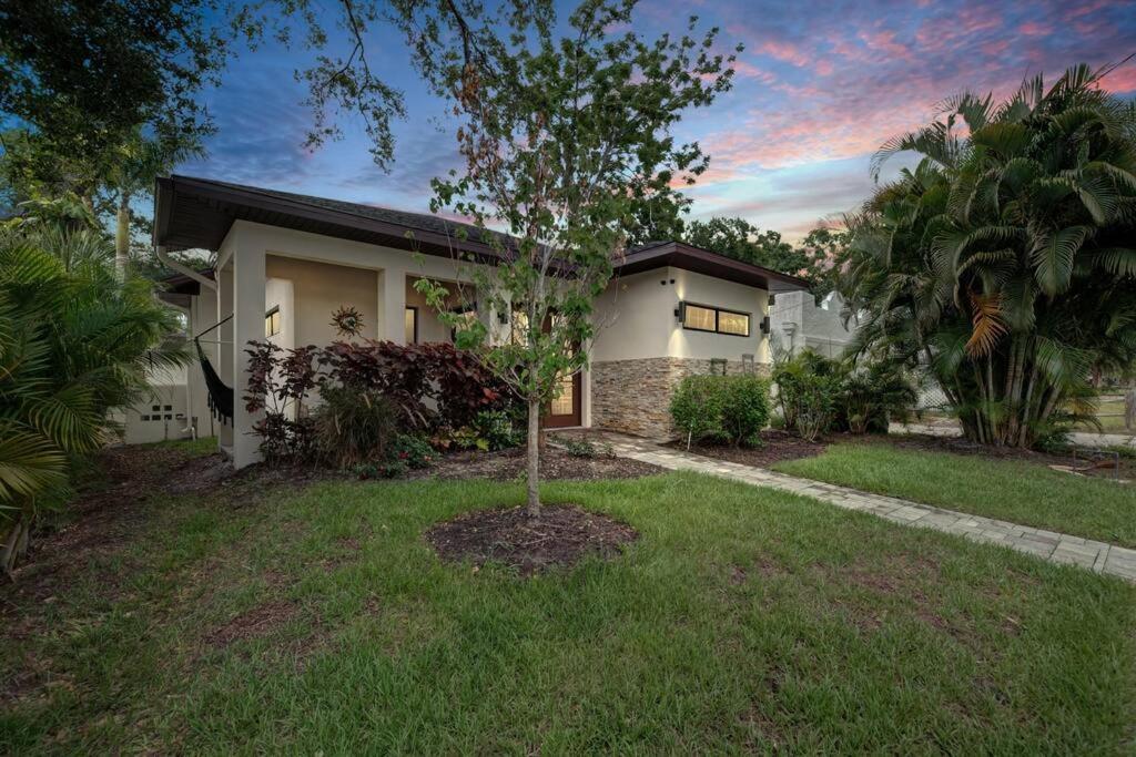 Courtyard Home With Pool, Spa & Sauna Close To Beach & City Center Sarasota Exterior foto